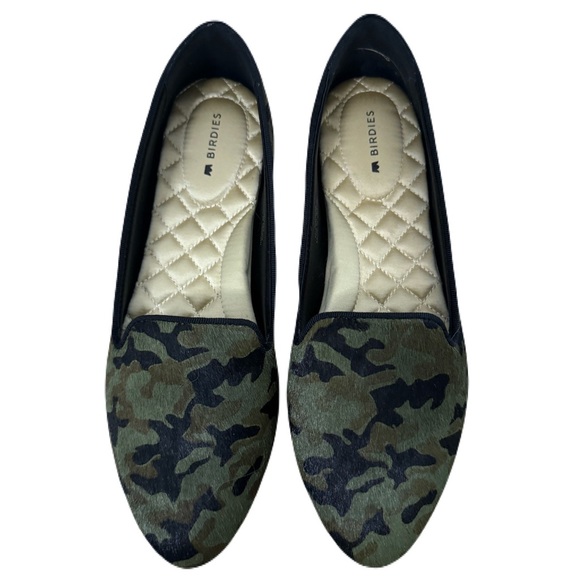 NWB *NEW*Army print Birdies flats/loafers - Picture 1 of 4